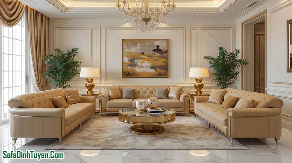 Như nào là sofa hợp mệnh Kim?