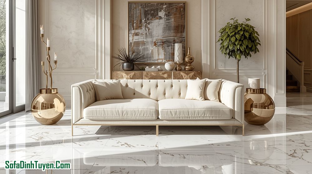 Kiểu dáng ghế sofa phù hợp với gia chủ mệnh Kim