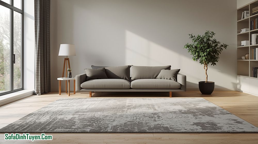 Vì sao không nên phối màu thảm sofa một cách ngẫu hứng?