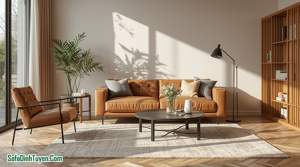 Những sai lầm phối màu thảm với sofa nên tránh