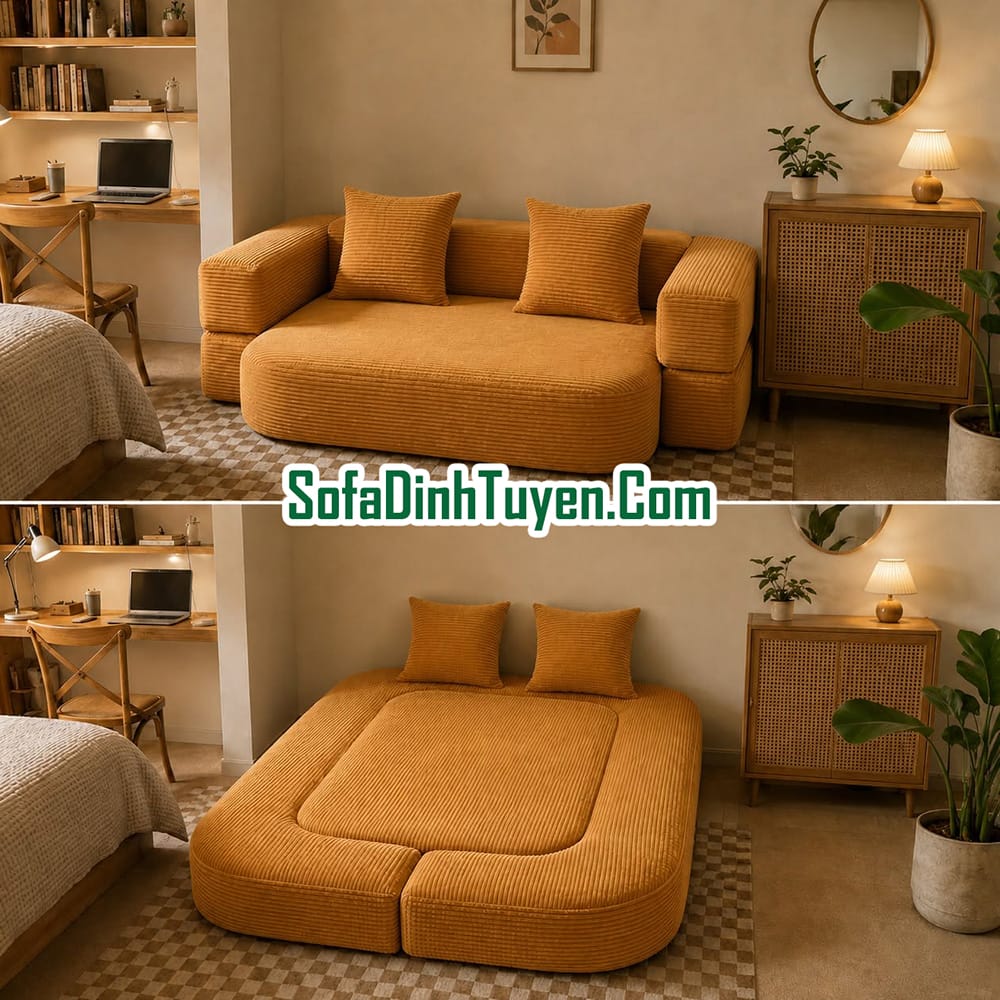 phân biệt sofa bệt và sofa thông thường