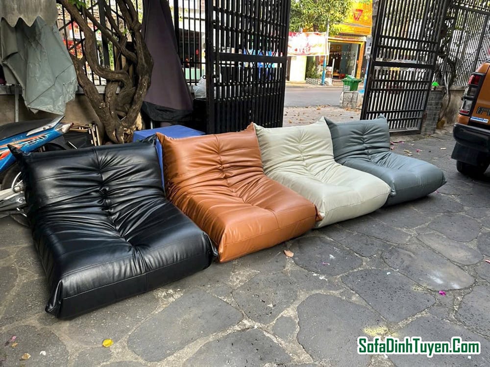 Các mẫu ghế bệt dạng đơn có thể gọi là ghế lười với chất liệu bọc da, bọc vải tuỳ ý